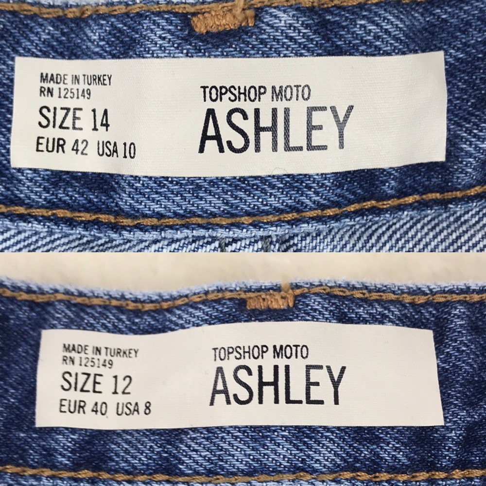 Topshop Moto Ashley Vintage Mid-rise Jean Shorts - Picture 5 of 8
